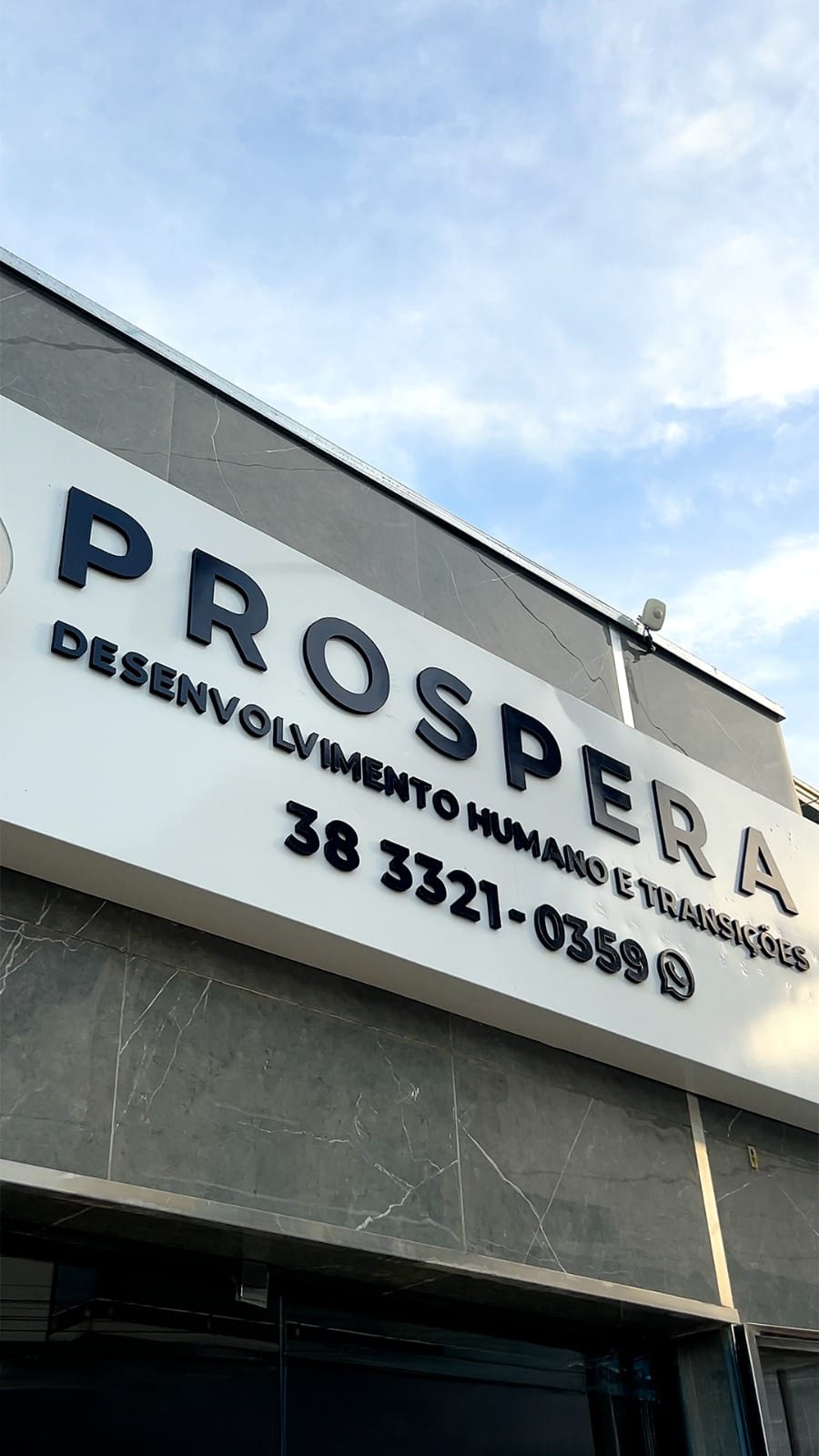 Fachada da Prospera em Montes Claros